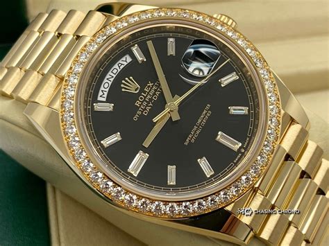 rolex day date 40 18 ct.